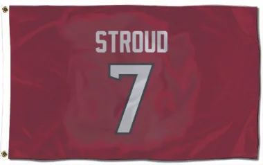 Red Houston Texans C.J. Stroud   Flag (3 X 5)