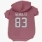 Red Houston Texans Dalton Schultz   Dog & Cat Pet Hoodie