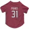 Red Houston Texans Dameon Pierce   Dog & Cat Pet Jersey