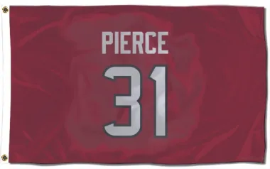 Red Houston Texans Dameon Pierce   Flag (3 X 5)