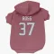 Red Houston Texans D'Angelo Ross   Dog & Cat Pet Hoodie