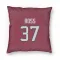 Red Houston Texans D'Angelo Ross   Pillow Cover (18 X 18)