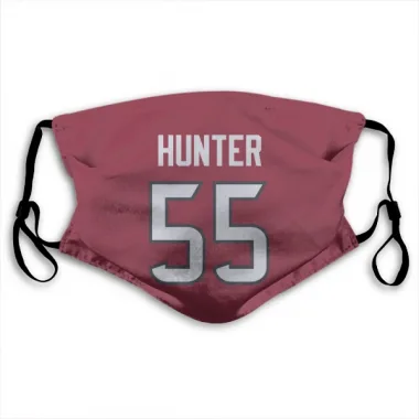 Red Houston Texans Danielle Hunter   Face Mask