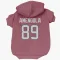 Red Houston Texans Danny Amendola   Dog & Cat Pet Hoodie