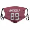 Red Houston Texans Danny Amendola   Face Mask