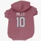 Red Houston Texans Davis Mills   Dog & Cat Pet Hoodie