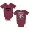 Red Houston Texans Derek Barnett   Newborn & Infant Bodysuit