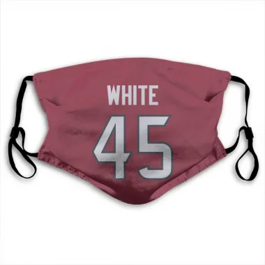 Red Houston Texans Devin White   Face Mask