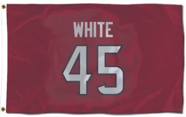 Red Houston Texans Devin White   Flag (3 X 5)