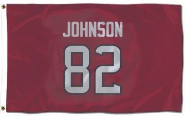 Red Houston Texans Diontae Johnson   Flag (3 X 5)