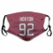 Red Houston Texans Dylan Horton   Face Mask