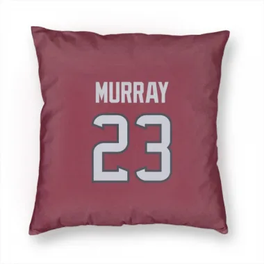 Red Houston Texans Eric Murray   Pillow Cover (18 X 18)