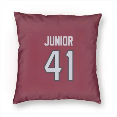 Red Houston Texans Gregory Junior   Pillow Cover (18 X 18)