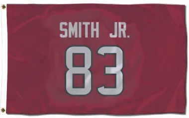 Red Houston Texans Irv Smith Jr.   Flag (3 X 5)