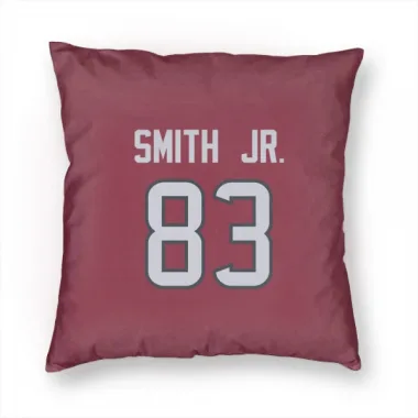 Red Houston Texans Irv Smith Jr.   Pillow Cover (18 X 18)