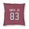 Red Houston Texans Irv Smith Jr.   Pillow Cover (18 X 18)