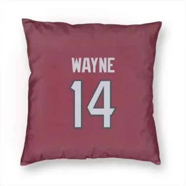 Red Houston Texans Jared Wayne   Pillow Cover (18 X 18)