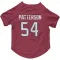 Red Houston Texans Jarrett Patterson   Dog & Cat Pet Jersey