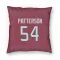 Red Houston Texans Jarrett Patterson   Pillow Cover (18 X 18)