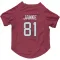 Red Houston Texans Jaxon Janke   Dog & Cat Pet Jersey