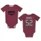 Red Houston Texans Jerry Hughes   Newborn & Infant Bodysuit