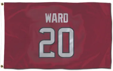 Red Houston Texans Jimmie Ward   Flag (3 X 5)