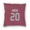 Red Houston Texans Jimmie Ward   Pillow Cover (18 X 18)