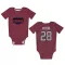 Red Houston Texans Joe Mixon   Newborn & Infant Bodysuit