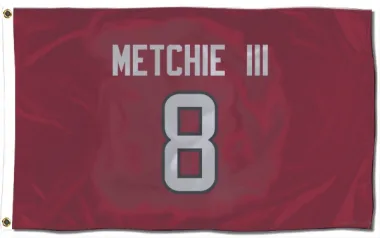 Red Houston Texans John Metchie III   Flag (3 X 5)