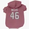 Red Houston Texans Jon Weeks   Dog & Cat Pet Hoodie