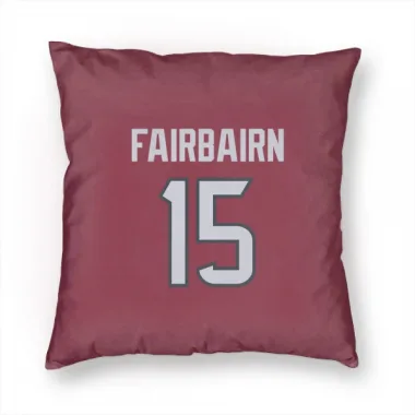 Red Houston Texans Ka'imi Fairbairn   Pillow Cover (18 X 18)