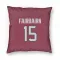 Red Houston Texans Ka'imi Fairbairn   Pillow Cover (18 X 18)