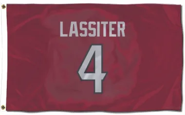 Red Houston Texans Kamari Lassiter   Flag (3 X 5)