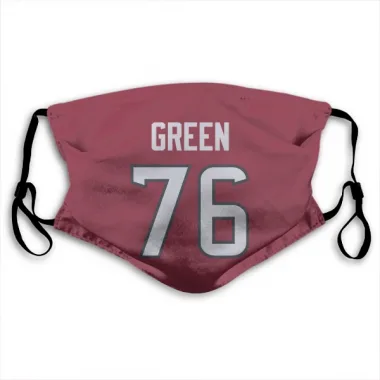 Red Houston Texans Kenyon Green   Face Mask