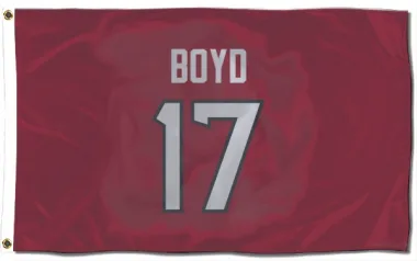 Red Houston Texans Kris Boyd   Flag (3 X 5)