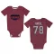 Red Houston Texans Laremy Tunsil   Newborn & Infant Bodysuit