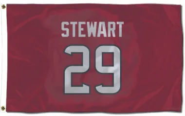 Red Houston Texans M.J. Stewart   Flag (3 X 5)