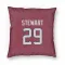 Red Houston Texans M.J. Stewart   Pillow Cover (18 X 18)