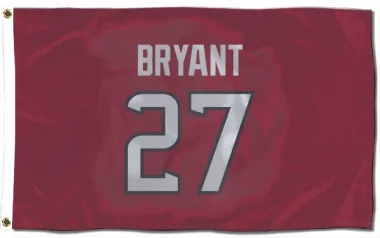 Red Houston Texans Myles Bryant   Flag (3 X 5)