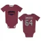 Red Houston Texans Nick Broeker   Newborn & Infant Bodysuit