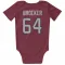 Red Houston Texans Nick Broeker   Newborn & Infant Bodysuit