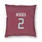 Red Houston Texans Robert Woods   Pillow Cover (18 X 18)