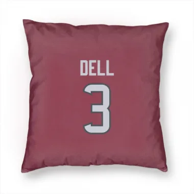 Red Houston Texans Tank Dell   Pillow Cover (18 X 18)