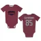 Red Houston Texans Teagan Quitoriano   Newborn & Infant Bodysuit