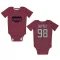 Red Houston Texans Tim Settle Jr.   Newborn & Infant Bodysuit