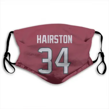 Red Houston Texans Troy Hairston   Face Mask