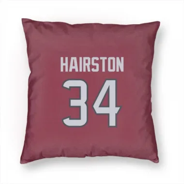 Red Houston Texans Troy Hairston   Pillow Cover (18 X 18)