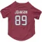 Red Houston Texans Xavier Johnson   Dog & Cat Pet Jersey