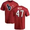 Red Men's Andrew Beck Houston Texans Logo T-Shirt -