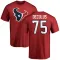 Red Men's Austin Deculus Houston Texans Logo T-Shirt -